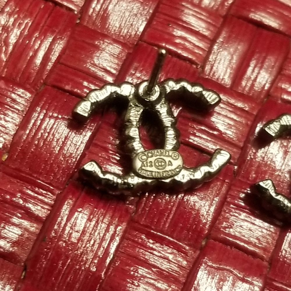 Vintage Chanel CC Logo Earrings